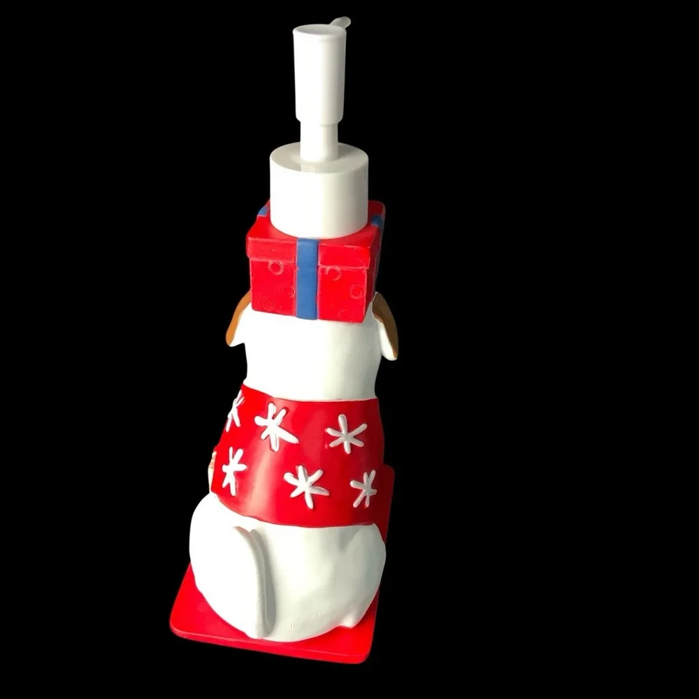 Target Wondershop Christmas Dog Presents Snowflakes Soap‎ Pump Dispenser 2023